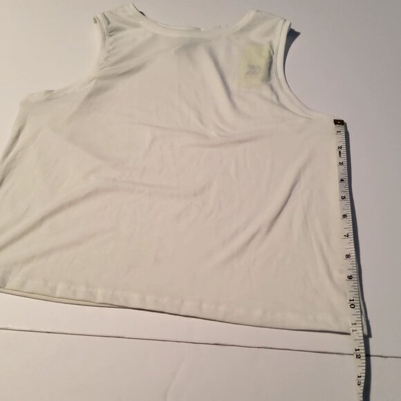 All In Motion Womens White Performance Muscle Tank Top Versatile for gym Size S - Picture 7 of 7
